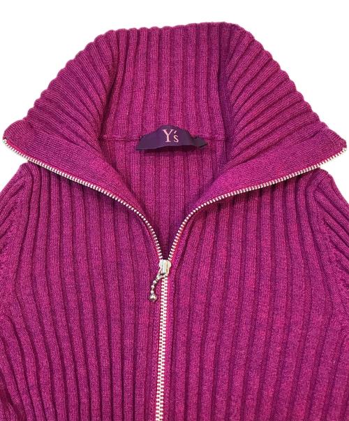 TAKESHI KOSAKA by Y's Pink Label（タケシコウサカ バイ ワイズピンクレーベル）TAKESHI KOSAKA by Y's Pink Label (タケシコウサカ バイ ワイズピンクレーベル) ニット　YR-K40-139 パープル サイズ:2の古着・服飾アイテム