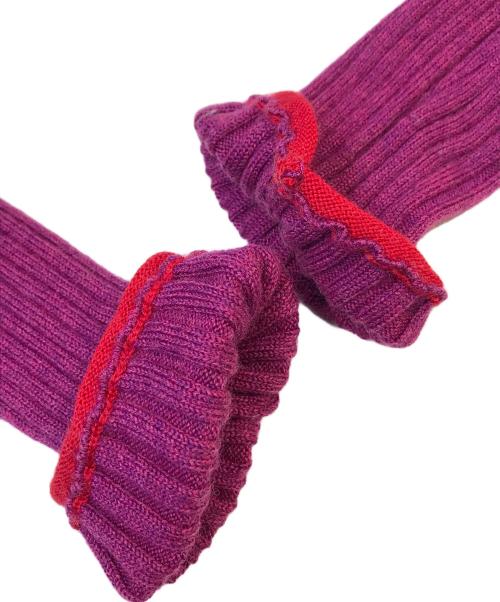 TAKESHI KOSAKA by Y's Pink Label（タケシコウサカ バイ ワイズピンクレーベル）TAKESHI KOSAKA by Y's Pink Label (タケシコウサカ バイ ワイズピンクレーベル) ニット　YR-K40-139 パープル サイズ:2の古着・服飾アイテム