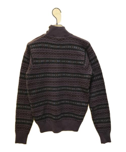 RALPH LAUREN（ラルフローレン）RALPH LAUREN (ラルフローレン) カシミヤブレンドニット パープル サイズ:Mの古着・服飾アイテム