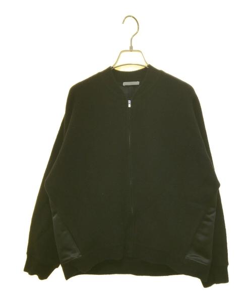 theory luxe（セオリーリュクス）theory luxe (セオリーリュクス) バックサテンブルゾンカーディガン ブラック サイズ:38の古着・服飾アイテム
