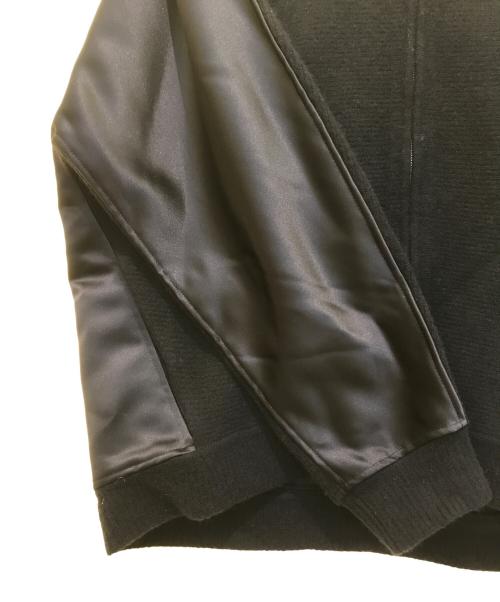 theory luxe（セオリーリュクス）theory luxe (セオリーリュクス) バックサテンブルゾンカーディガン ブラック サイズ:38の古着・服飾アイテム