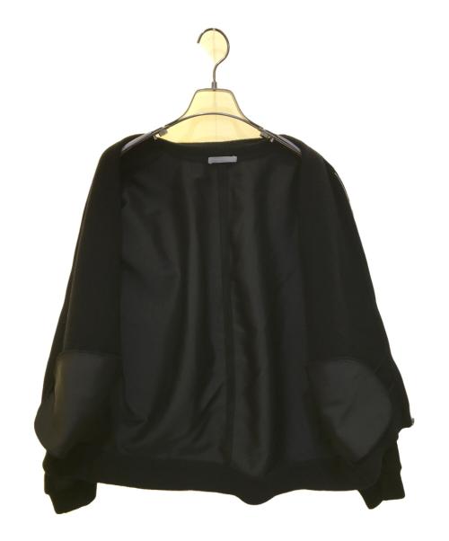 theory luxe（セオリーリュクス）theory luxe (セオリーリュクス) バックサテンブルゾンカーディガン ブラック サイズ:38の古着・服飾アイテム