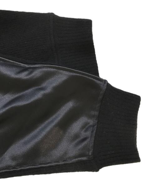 theory luxe（セオリーリュクス）theory luxe (セオリーリュクス) バックサテンブルゾンカーディガン ブラック サイズ:38の古着・服飾アイテム