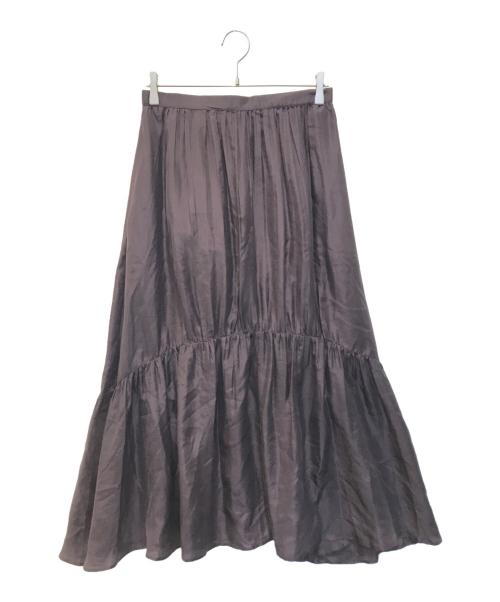 BENARAS by CITRUS（ベナラス バイ シトラス）benaras by citrus (ベナラス バイ シトラス) シルクスカート　24060939000510 ブラウン サイズ:表記無しの古着・服飾アイテム