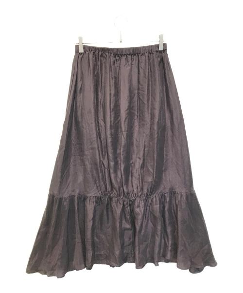 BENARAS by CITRUS（ベナラス バイ シトラス）benaras by citrus (ベナラス バイ シトラス) シルクスカート　24060939000510 ブラウン サイズ:表記無しの古着・服飾アイテム