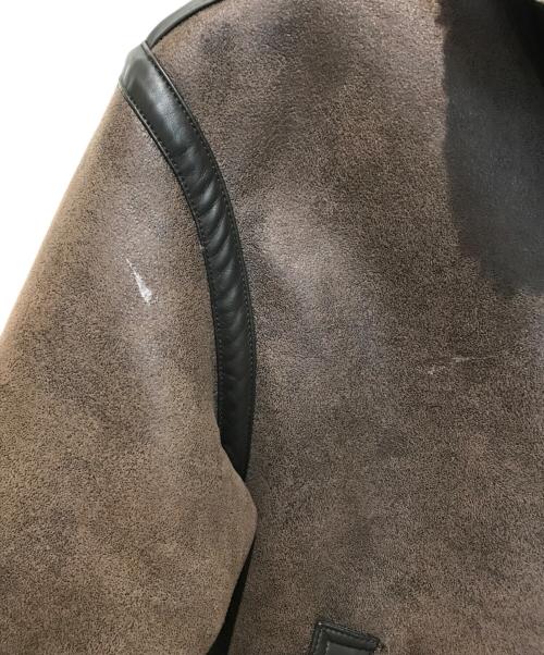 ALPHA（アルファ）ALPHA (アルファ) B-3 JACKET FAKE MOUTON　TA1398-068 ブラウン サイズ:Mの古着・服飾アイテム