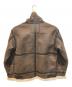 ALPHA (アルファ) B-3 JACKET FAKE MOUTON　TA1398-068 ブラウン サイズ:M：7000円