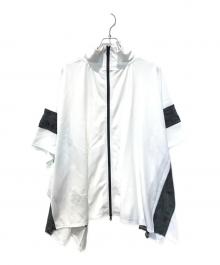 NO ID.（ノーアイディー）の古着「ラダリングZIPポンチョ 454006-747T」｜ホワイト