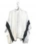 NO ID. (ノーアイディー) ラダリングZIPポンチョ 454006-747T ホワイト サイズ:ONE 未使用品：2000円
