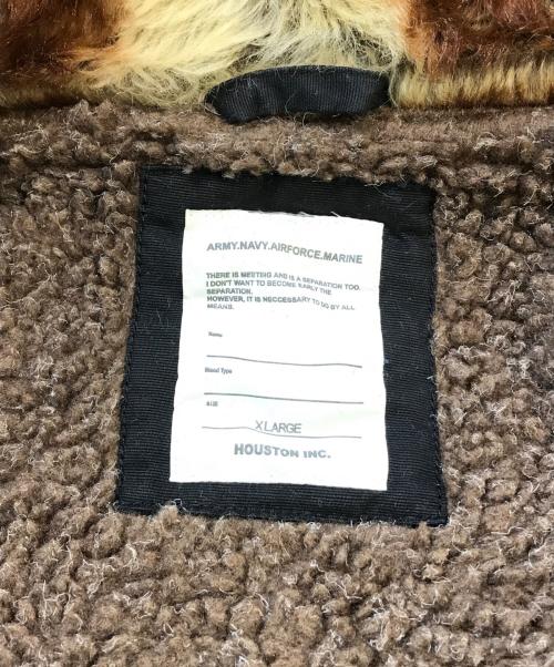 HOUSTON（ヒューストン）HOUSTON (ヒューストン) マリンデッキジャケット 5017 ブラック サイズ:XLの古着・服飾アイテム