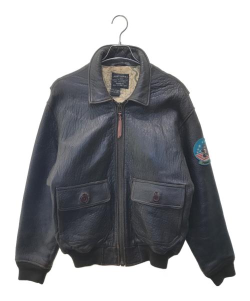 AVIREX（アヴィレックス）AVIREX (アヴィレックス) G-1レザージャケット　8462 ブラウン サイズ:表記無しの古着・服飾アイテム