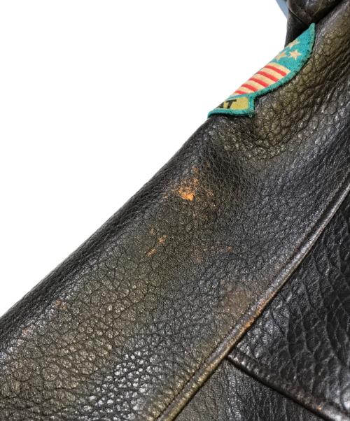 AVIREX（アヴィレックス）AVIREX (アヴィレックス) G-1レザージャケット　8462 ブラウン サイズ:表記無しの古着・服飾アイテム