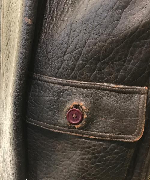 AVIREX（アヴィレックス）AVIREX (アヴィレックス) G-1レザージャケット　8462 ブラウン サイズ:表記無しの古着・服飾アイテム