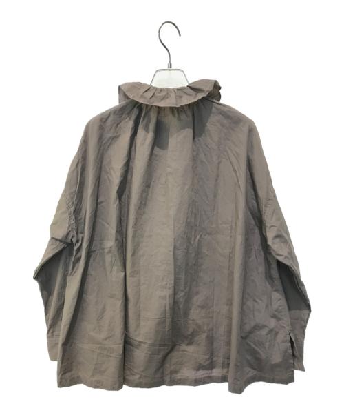 ichi（イチ）ichi (イチ) Frill Shirt V240404 ブラウン サイズ:表記無しの古着・服飾アイテム