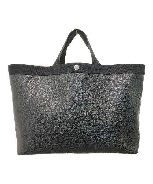 Herve Chapelier（エルベシャプリエ）Herve Chapelier (エルベシャプリエ) リュクスライン・スクエアトート　705GP ノワール×ノワールの古着・服飾アイテム