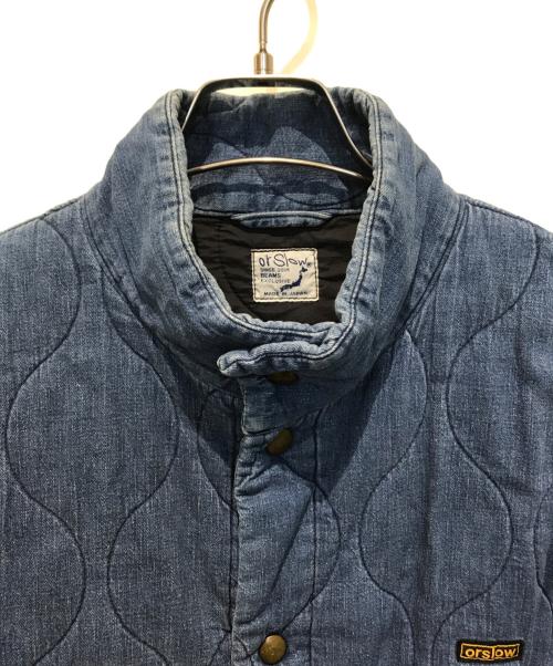 orSlow（オアスロウ）orSlow (オアスロウ) BEAMS (ビームス) デニムキルティングジャケット インディゴ サイズ:Lの古着・服飾アイテム