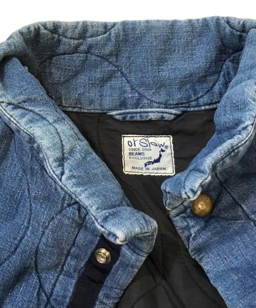 orSlow（オアスロウ）orSlow (オアスロウ) BEAMS (ビームス) デニムキルティングジャケット インディゴ サイズ:Lの古着・服飾アイテム