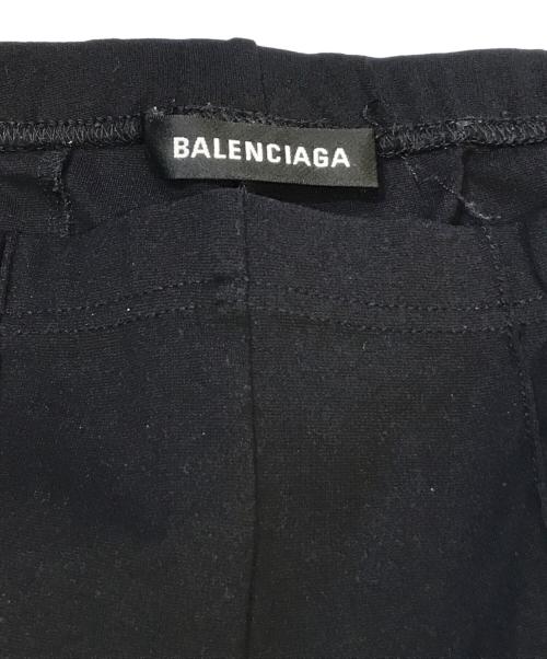 BALENCIAGA 性別（バレンシアガ）BALENCIAGA 性別 (バレンシアガ) スモールロゴ ブーツカットトラックパンツ　508267 ブラック サイズ:Sの古着・服飾アイテム