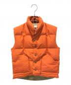 SIERRA DESIGNSシエラデザインズ）の古着「ダウンベスト　7051D」｜オレンジ