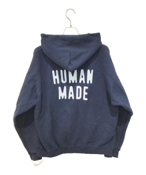 HUMAN MADE（ヒューマンメイド）HUMAN MADE (ヒューマンメイド) ジップパーカー ネイビー サイズ:XXLの古着・服飾アイテム