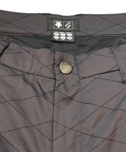DESCENTE（デサント）DESCENTE (デサント) ダイヤプリント中わたロングパンツ ブラック サイズ:Mの古着・服飾アイテム