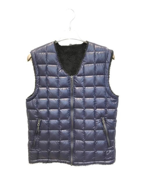 TAION（タイオン）TAION (タイオン) ボアダウンベスト ブラック サイズ:Mの古着・服飾アイテム