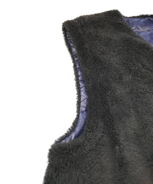 TAION（タイオン）TAION (タイオン) ボアダウンベスト ブラック サイズ:Mの古着・服飾アイテム