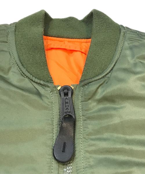 ALPHA（アルファ）ALPHA (アルファ) MA-1ジャケット カーキ サイズ:XSの古着・服飾アイテム