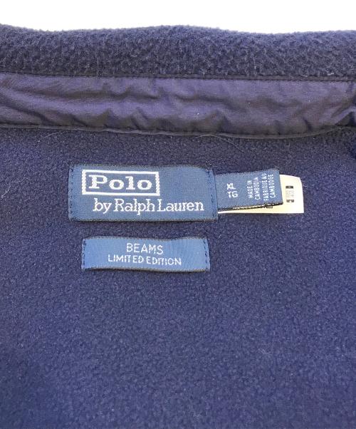 POLO RALPH LAUREN（ポロ・ラルフローレン）POLO RALPH LAUREN (ポロ・ラルフローレン) フリースジャケット ネイビー サイズ:XLの古着・服飾アイテム