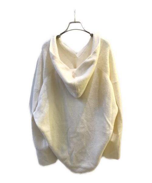 Noble（ノーブル）Noble (ノーブル) ニュアンスニットパーカー アイボリー サイズ:Free 未使用品の古着・服飾アイテム