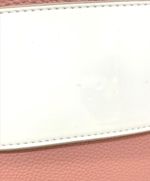 ARMANI EXCHANGE（アルマーニ エクスチェンジ）ARMANI EXCHANGE (アルマーニ エクスチェンジ) ロゴバックル2WAYバッグ ピンクの古着・服飾アイテム