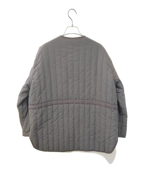 nano・universe（ナノ・ユニバース）nano・universe (ナノ・ユニバース) ストライプキルティングブルゾン 675-2112300 グリーン サイズ:Sの古着・服飾アイテム