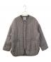 nano・universe（ナノ・ユニバース）の古着「ストライプキルティングブルゾン 675-2112300」｜グリーン