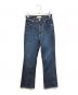 YANUK（ヤヌーク）の古着「セミフレアデニム　57123313」｜インディゴ