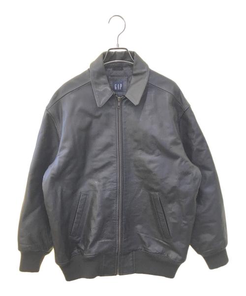 GAP（ギャップ）GAP (ギャップ) レザージャケット ブラウン サイズ:XXLの古着・服飾アイテム