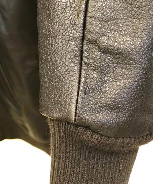 GAP（ギャップ）GAP (ギャップ) レザージャケット ブラウン サイズ:XXLの古着・服飾アイテム