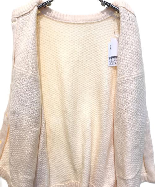 COLLAGE GALLARDAGALANTE（コラージュ ガリャルダガランテ）COLLAGE GALLARDAGALANTE (コラージュ ガリャルダガランテ) ニットジャケット　CLZ1032605A0002 アイボリー サイズ:F 未使用品の古着・服飾アイテム