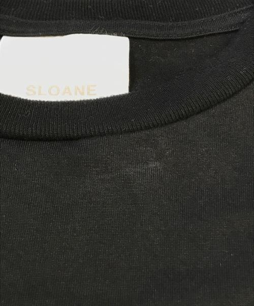 SLOANE（スローン）SLOANE (スローン) 5分袖カットソーワンピース　SL6S-348 ブラック サイズ:2の古着・服飾アイテム
