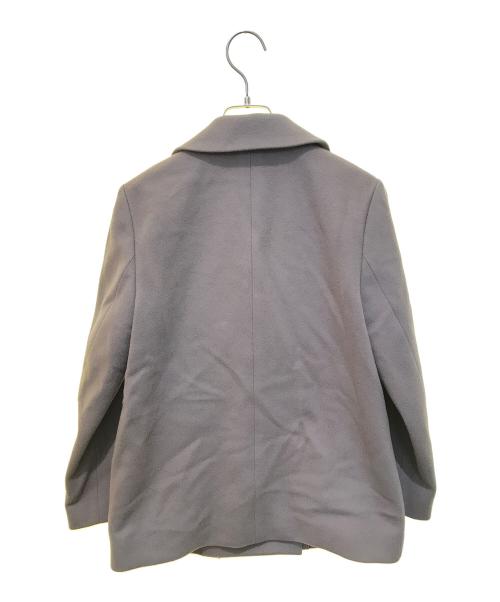 INDIVI（インディヴィ）INDIVI (インディヴィ) ビーバーショートコート　127-93053 グレー サイズ:05の古着・服飾アイテム