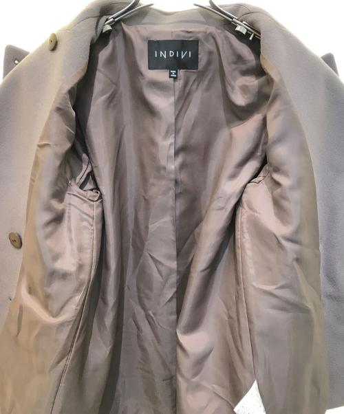 INDIVI（インディヴィ）INDIVI (インディヴィ) ビーバーショートコート　127-93053 グレー サイズ:05の古着・服飾アイテム