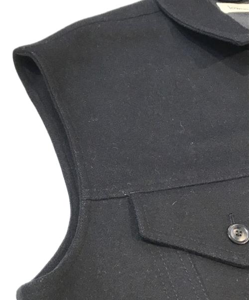 lownn（ローン）lownn (ローン) ウールベスト　FW18-9030UM86 ブラック サイズ:46の古着・服飾アイテム