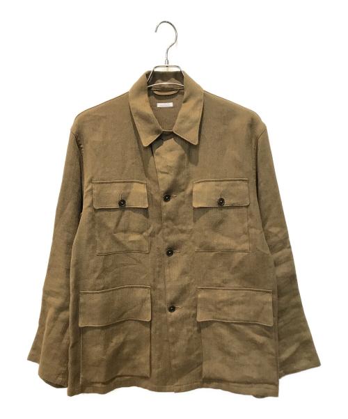 COMOLI（コモリ）COMOLI (コモリ) カナパウールサファリジャケット　J03-01008 ベージュ サイズ:2の古着・服飾アイテム