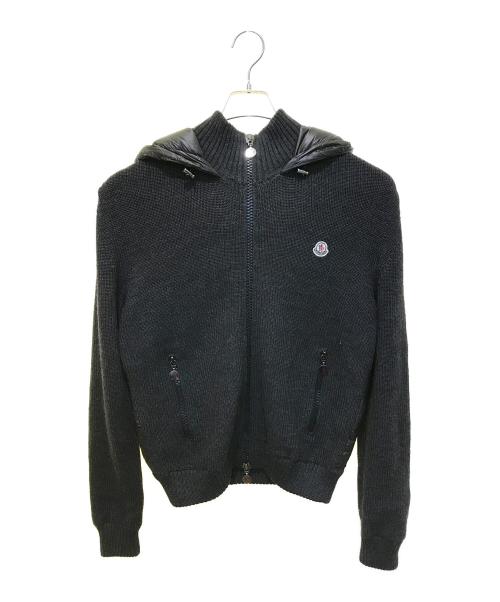 MONCLER（モンクレール）MONCLER (モンクレール) MAGLIONE TRICOT CARDIGAN グレー サイズ:Mの古着・服飾アイテム
