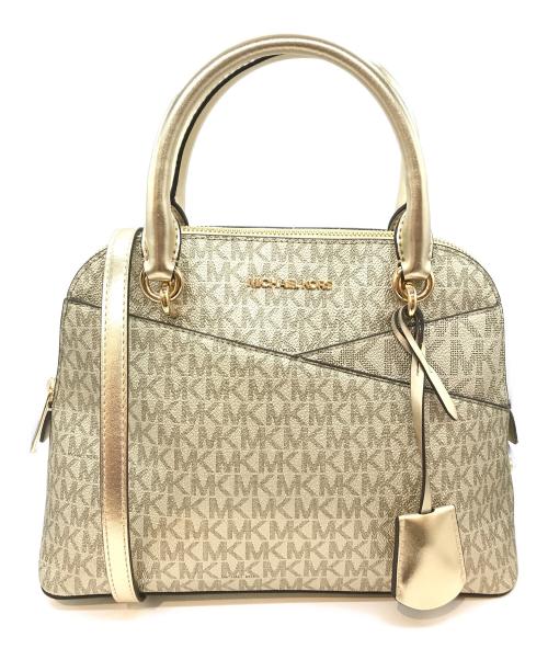 MICHAEL KORS（マイケル・コース）MICHAEL KORS (マイケルコース) 2WAYバッグ　35H1GTVC2Z ゴールドの古着・服飾アイテム