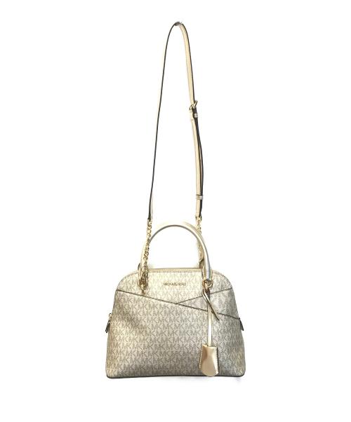 MICHAEL KORS（マイケル・コース）MICHAEL KORS (マイケルコース) 2WAYバッグ　35H1GTVC2Z ゴールドの古着・服飾アイテム