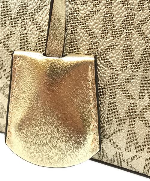 MICHAEL KORS（マイケル・コース）MICHAEL KORS (マイケルコース) 2WAYバッグ　35H1GTVC2Z ゴールドの古着・服飾アイテム