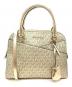 MICHAEL KORS（マイケルコース）の古着「2WAYバッグ　35H1GTVC2Z」｜ゴールド