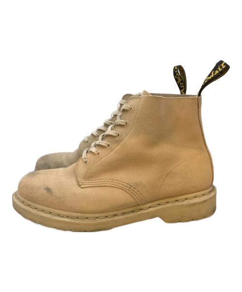 Dr.Martens（ドクターマーチン）Dr.Martens (ドクターマーチン) 101 MONO 6ホールブーツ ベージュ サイズ:SIZE UK9の古着・服飾アイテム