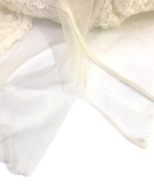 MAISON SPECIAL（メゾンスペシャル）MAISON SPECIAL (メゾンスペシャル) ラッフルニットビスチェ　21221315201 ホワイト サイズ:FREEの古着・服飾アイテム