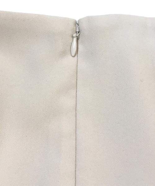 anuans（アニュアンス）anuans (アニュアンス) バックサテンタイトスカート ロングスカート　1523321162-1 ホワイト サイズ:Sの古着・服飾アイテム